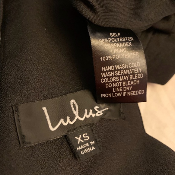 NWOT Lulus Endlessly Endearing Black Minidress 👗 - Picture 5 of 5